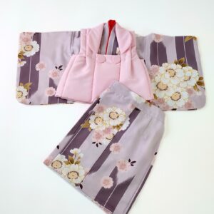 【現品限り】1歳用被布アンサンブル(二部式）　RTG-2310-1a