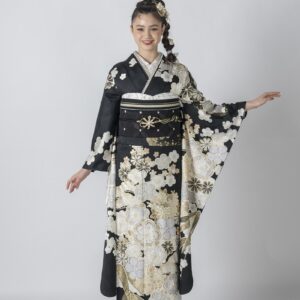 2025正絹振袖 　十日町古典　-新王朝- 黒
