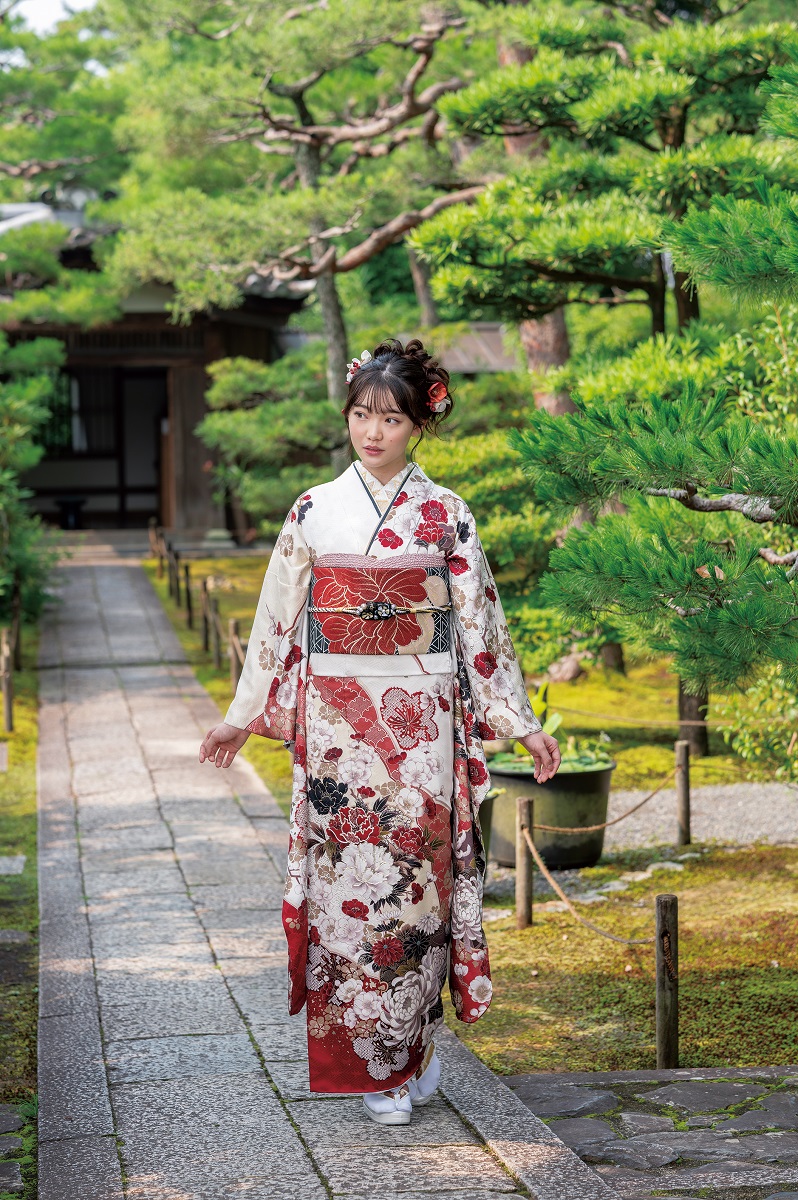 2026正絹振袖 Sacra -らぶとーん- 804 - 画像 (4)