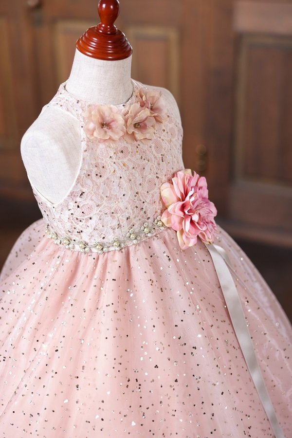 ロングドレスR-047　ベージュ - 画像 (3)