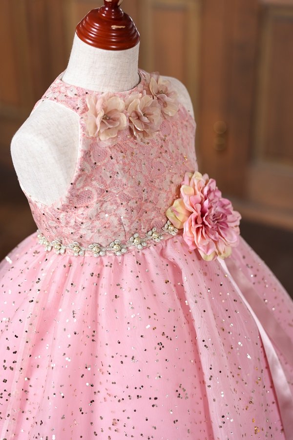 ロングドレスR-047 ピンク - 画像 (3)