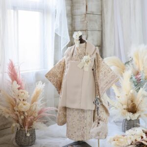 【現品】プロヴァンス リンクコーデ3歳被布セット RC742-A【ベージュ】