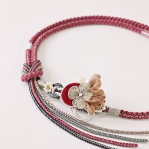 '-ﾗﾌｨﾈｵﾘｼﾞﾅﾙ-　帯〆FKパーツ着脱式 ROJ-33リップローズ