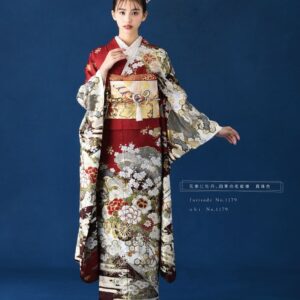 2026正絹振袖　ひいな　№1179 　-緋色-