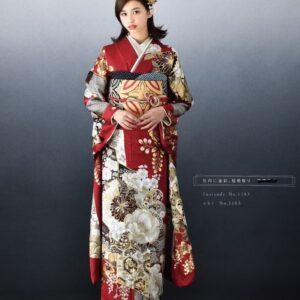 2026正絹振袖　ひいな　№1183　-緋色-