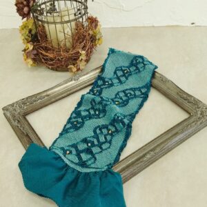 絞り帯揚 2023ラフィネ別注カラー 柄総絞り 正絹【残数限り】ブルーグリーン