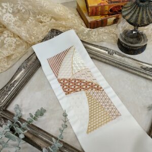 ししゅう半衿【ポリ合繊】シルエリー2023幾何学b