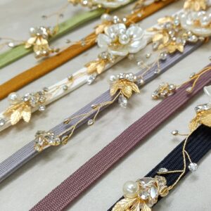 帯〆ｵﾘｼﾞﾅﾙ　FK-144　ワイヤーフラワー　5色展開