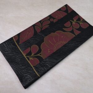 袋帯【正絹】振袖用 RO-2407MO2ワイン黒