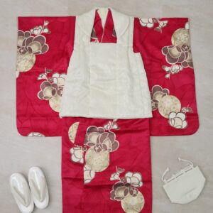 【特別現品】3歳女児被布セット No,「3歳-RTG2408-3a」