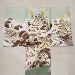 【現品】 男児お宮参り祝着　しゃれっこNo.「空-8」