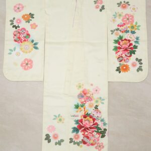 【受注品】しゃれっこ7歳四つ身No.「松原-B」【クリーム】