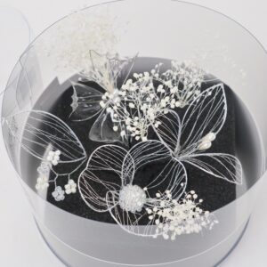 髪飾り大人用 400-968シルバー セパレートタイプ