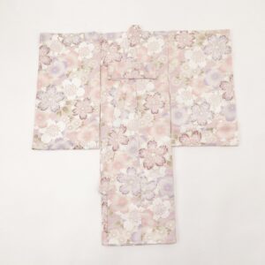 【受注品】 女児お宮参り祝着 しゃれっこNo.「こずえ-A」【ピンクラベンダー】