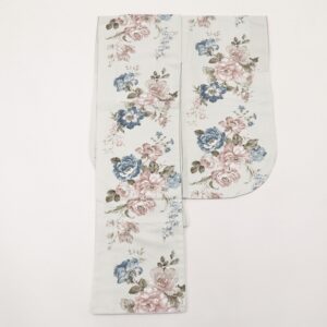 二尺袖ボヌール25年model RMO-05d 【薄グレー地にブルーピンク】