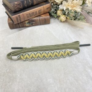 【アウトレット】-ラフィネオリジナル- 帯〆多重組み紐 グリーン