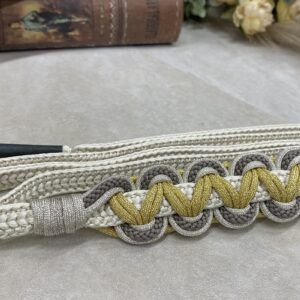 【アウトレット】-ラフィネオリジナル- 帯〆多重組み紐 モカ