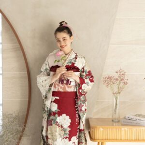 正絹振袖ラフィネモカ RF-57 -フランボワーズ-