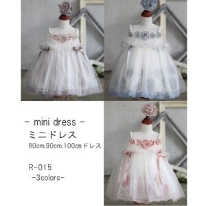 ミニドレスR-015　3色展開