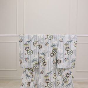 ラフィネココベイビーズ　男児お宮参り祝着 -№.「RC6660-B」グレー