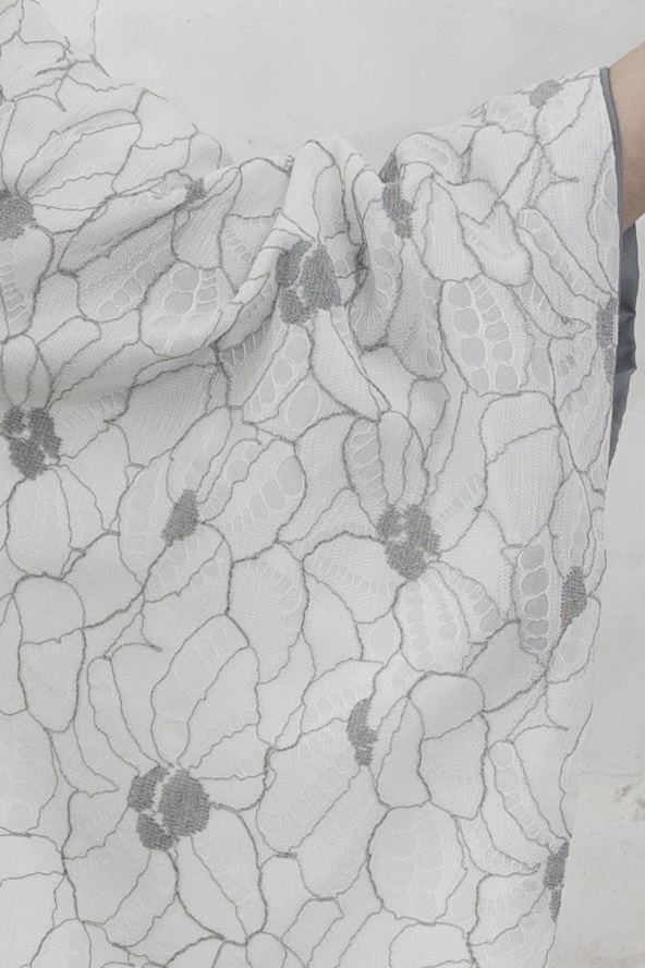 【アウトレット】合繊振袖ラフィネモカ GF-52 - ドルチェ-【スノーホワイト 】 - 画像 (5)