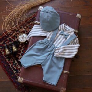 【現品70cm】ベビータキシード　RTB-019　グレー