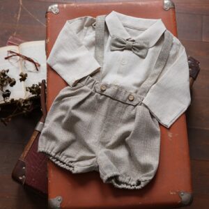 【現品70・80㎝】ベビータキシード　RTB-033　ベージュ