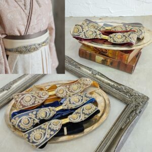 ラフィネモカオリジナル インドレース帯飾り -4色展開-