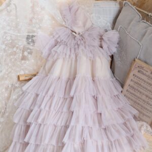 【現品60cm】ベビードレスRB-822　パープル