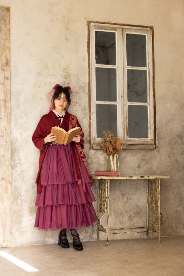 ﾗﾌｨﾈﾓｶ二尺袖/ﾄﾞﾚｽ袴　ロゼ・シルエットRM-207/RH-105【ﾎﾞﾙﾄﾞｰ/ﾎﾞﾙﾄﾞｰ】