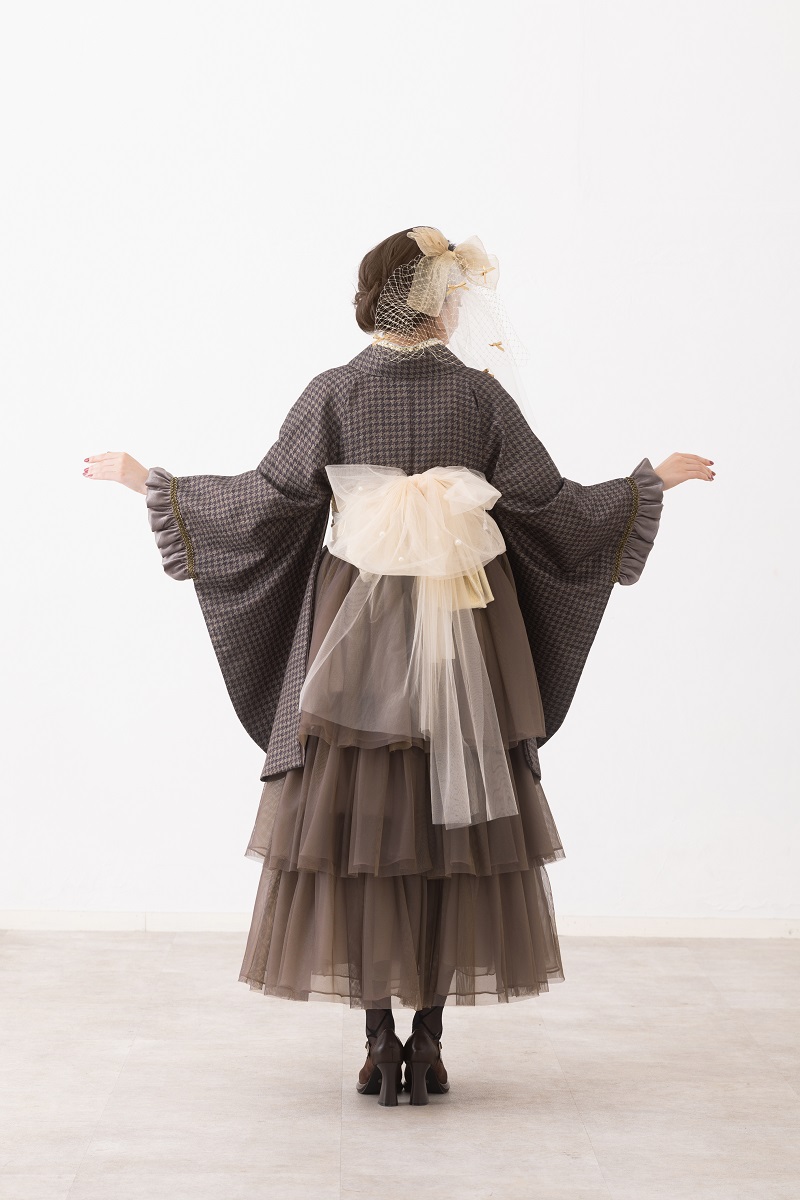 ラフィネモカ二尺袖/ドレス袴 ピエ・ド・プールRM-201/RH-106【カーキ/カーキ】 - 画像 (21)