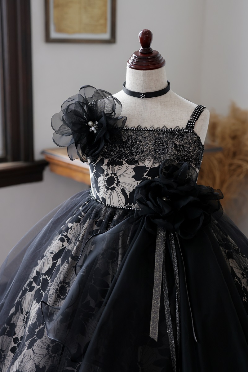 ロングドレスR-146 ブラック - 画像 (6)