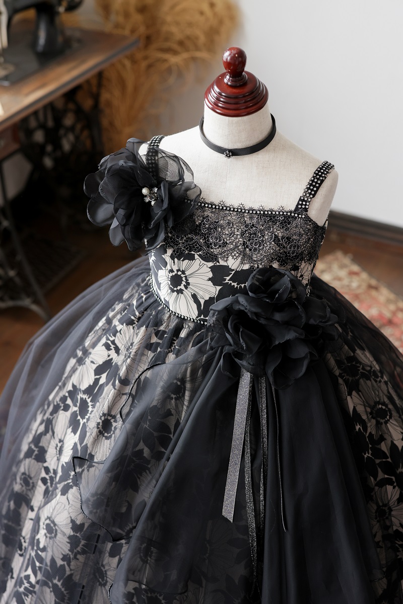 ロングドレスR-146 ブラック - 画像 (11)