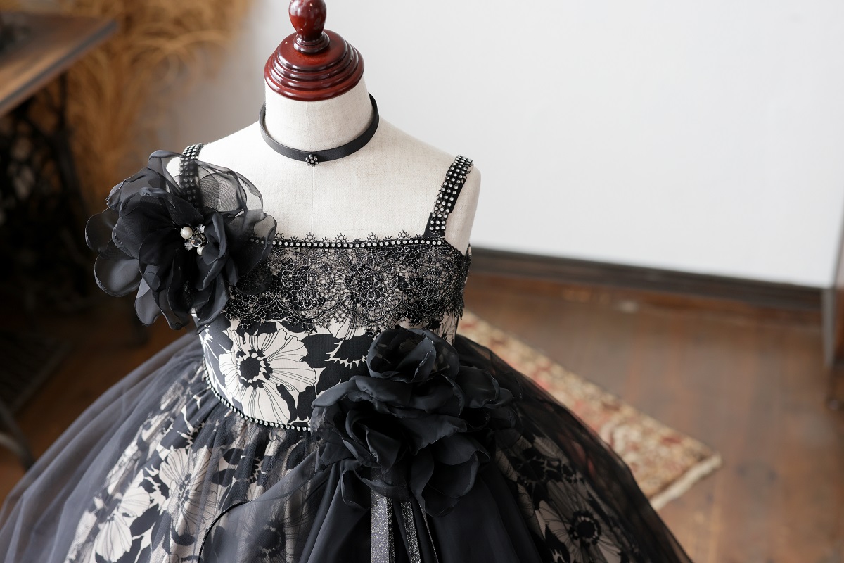 ロングドレスR-146 ブラック - 画像 (12)