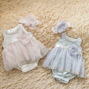 ベビーロンパースドレスRB-843　-2色展開