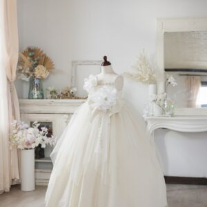 ロングドレスR-147 アイボリー