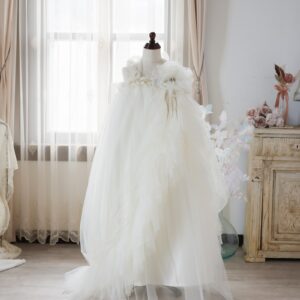 ロングドレスR-154　アイボリー