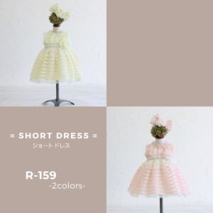 ショートドレスR-159 2色展開