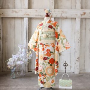 トラッド 7歳きもの RC800-A 　【ｸﾘｰﾑｵﾚﾝｼﾞ】