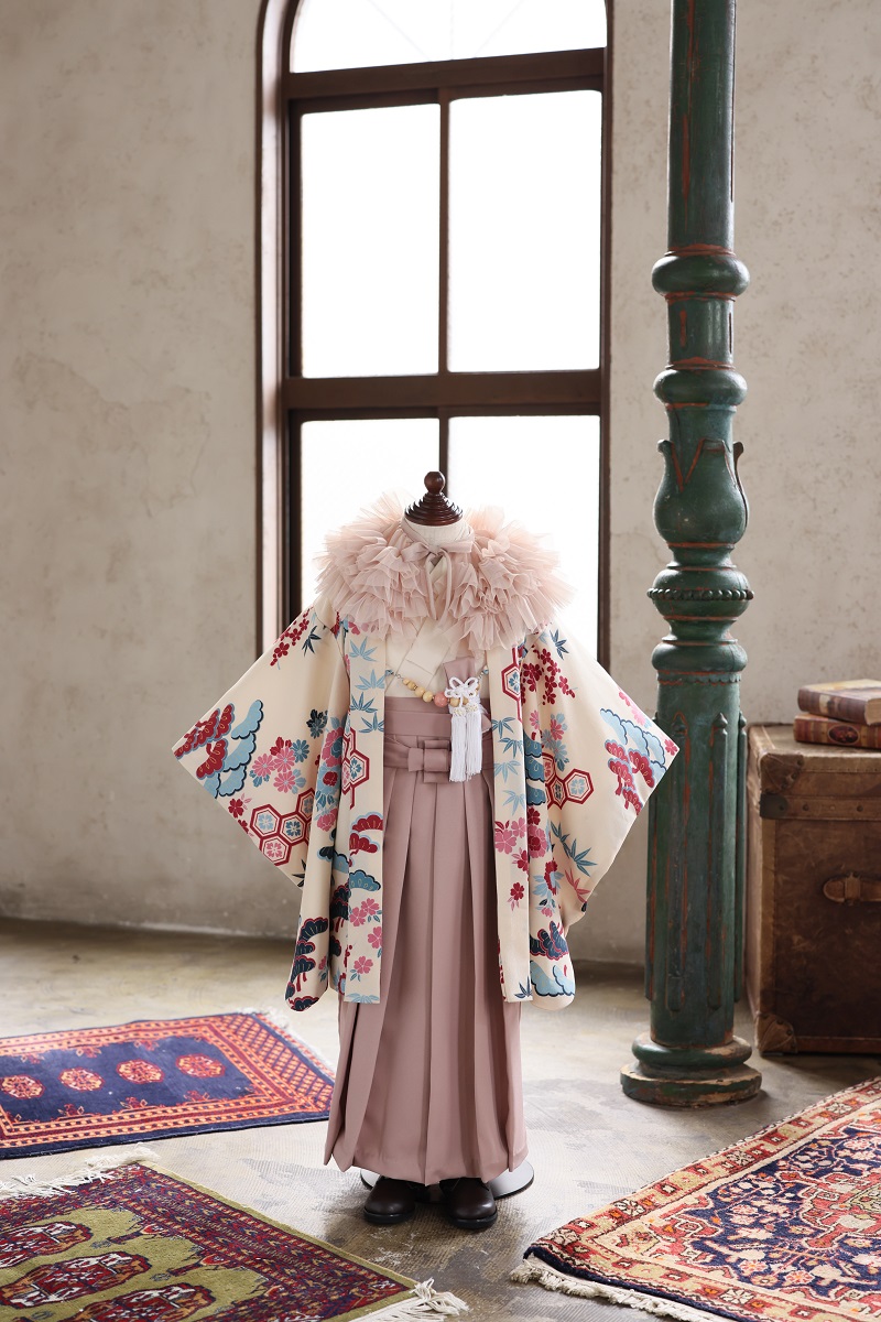 ロマンティックヴィンテージ男児セット-A 3歳 /5歳 【ベージュ】