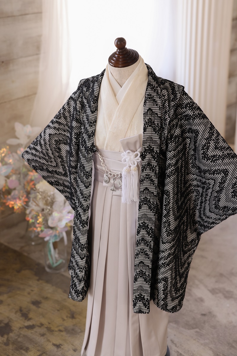 NALUモチーフレース男児セット-A 3歳 /5歳 【黒】 - 画像 (3)