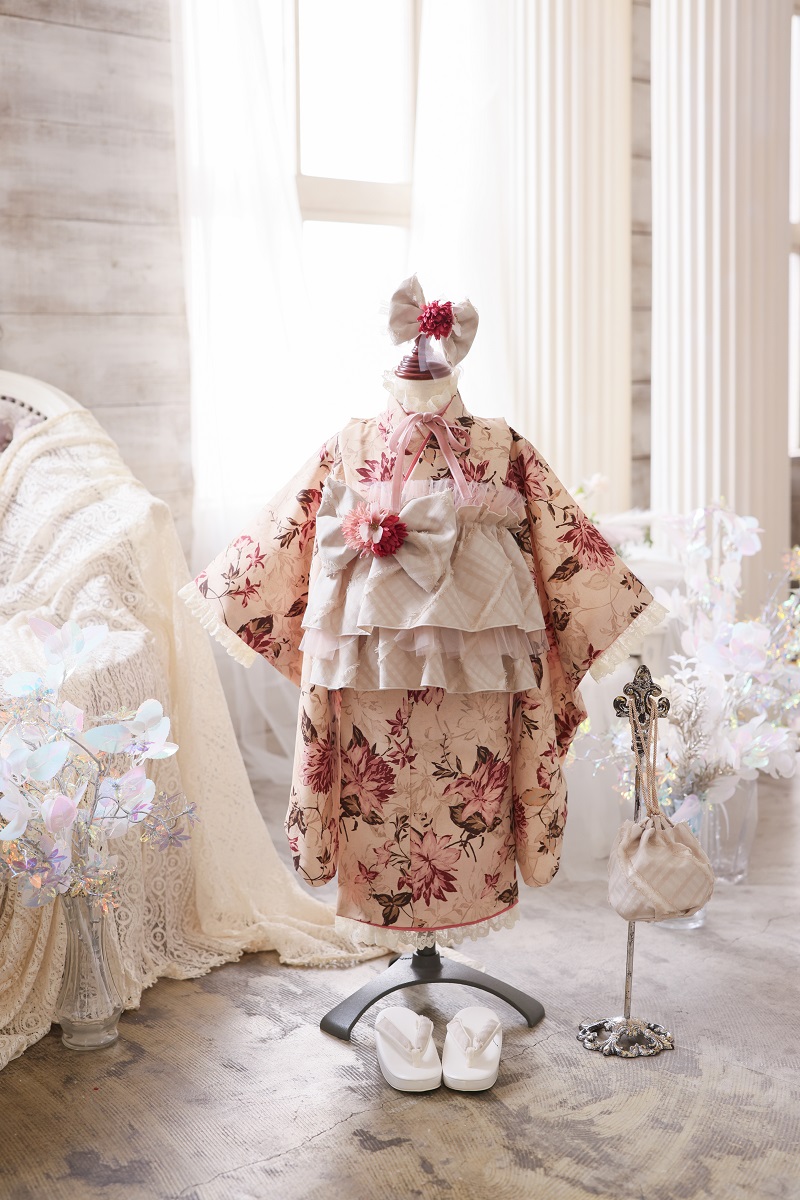 レトログレーズ 3歳三ッ身セット RC822-B 【ベージュ】