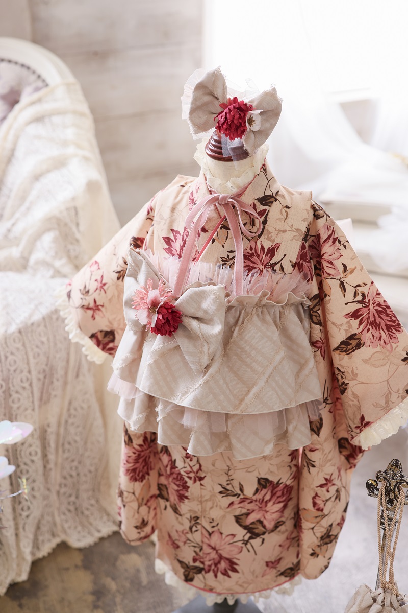 レトログレーズ 3歳三ッ身セット RC822-B 【ベージュ】 - 画像 (3)