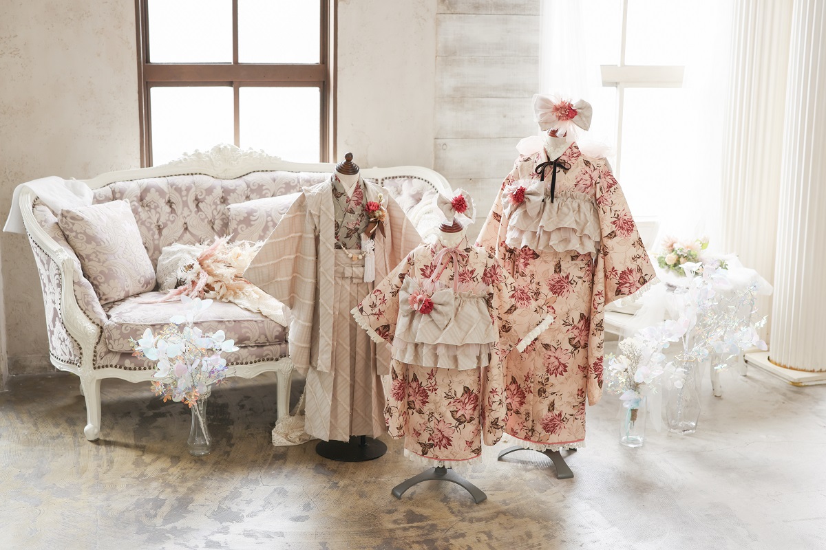 レトログレーズ 3歳三ッ身セット RC822-B 【ベージュ】 - 画像 (12)