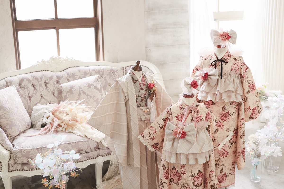 レトログレーズ 3歳三ッ身セット RC822-B 【ベージュ】 - 画像 (9)