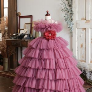 ロングドレスR-153　ローズ