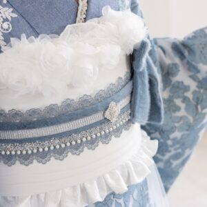 袋帯【正絹】振袖用　GFO-82　ホワイト