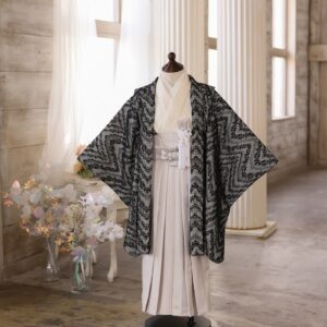 NALUモチーフレース男児セット-A　3歳 /5歳 　【黒】